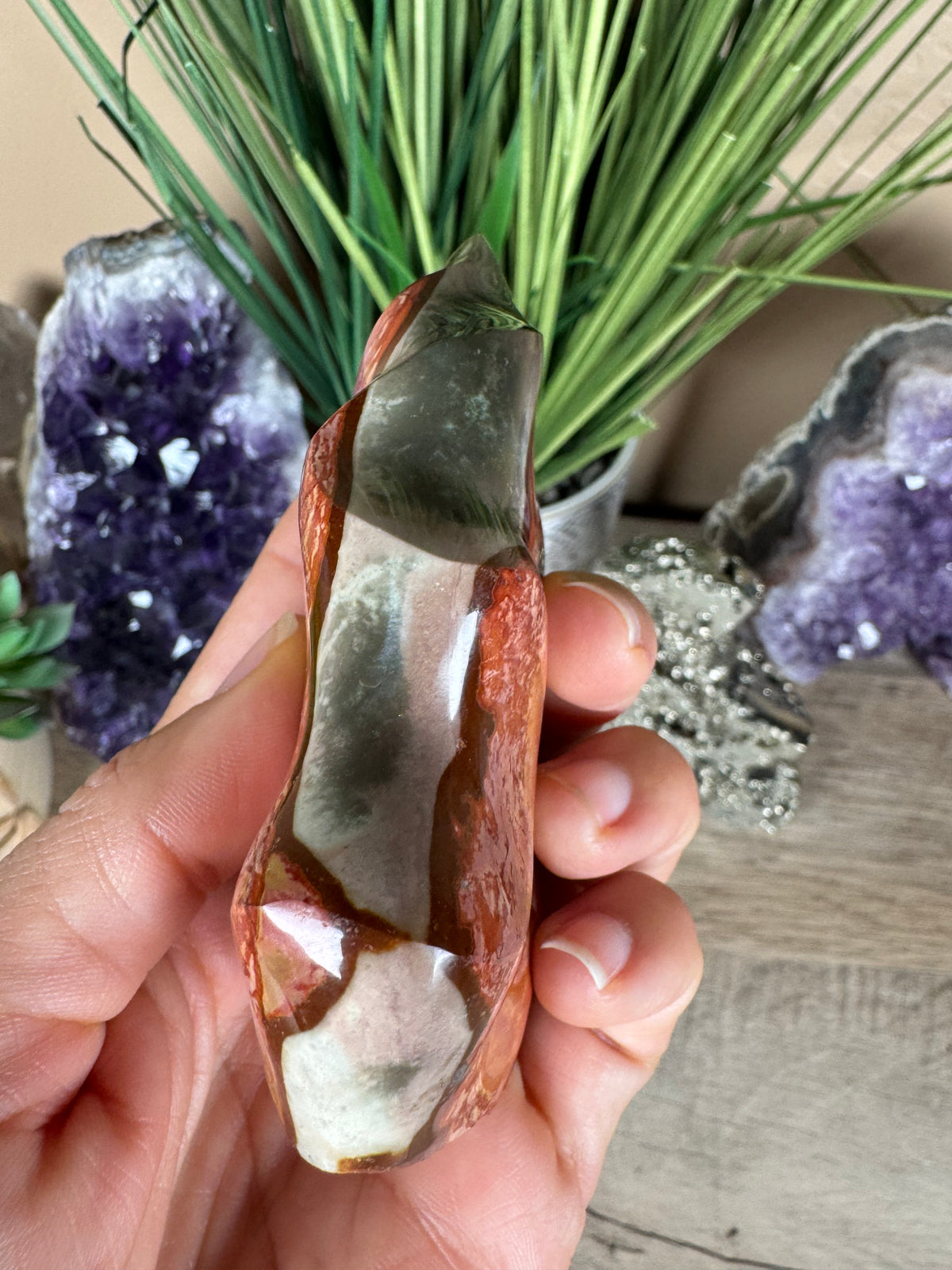 Polychrome Jasper Flame 3.64in