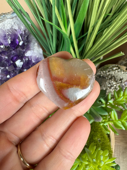 Polychrome Desert Jasper Heart