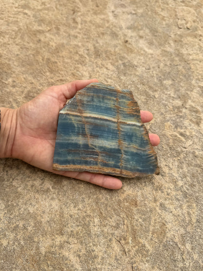 Blue Onyx Calcite Slab 224g