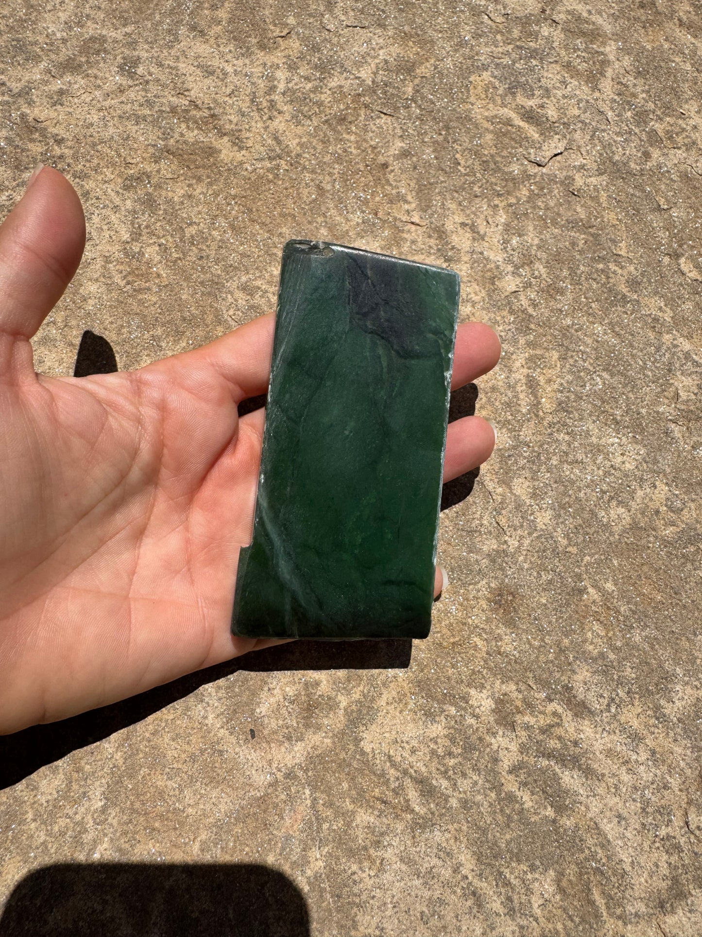 Canadian Nephrite Jade Slab 153g