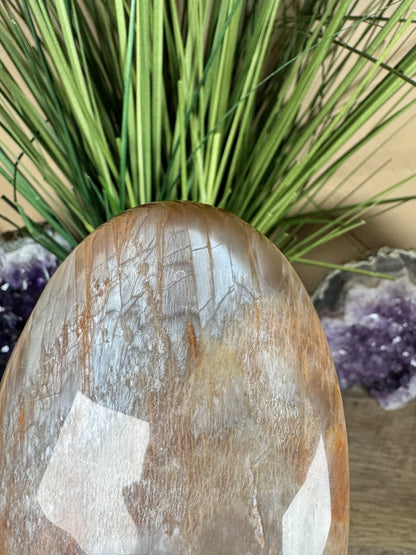 Peach Moonstone Freeform 4.15in