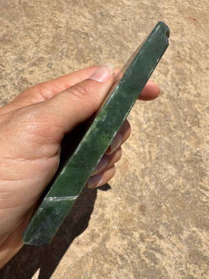 Canadian Nephrite Jade Slab 153g