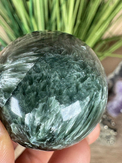 Seraphinite Sphere 36mm (1.41")