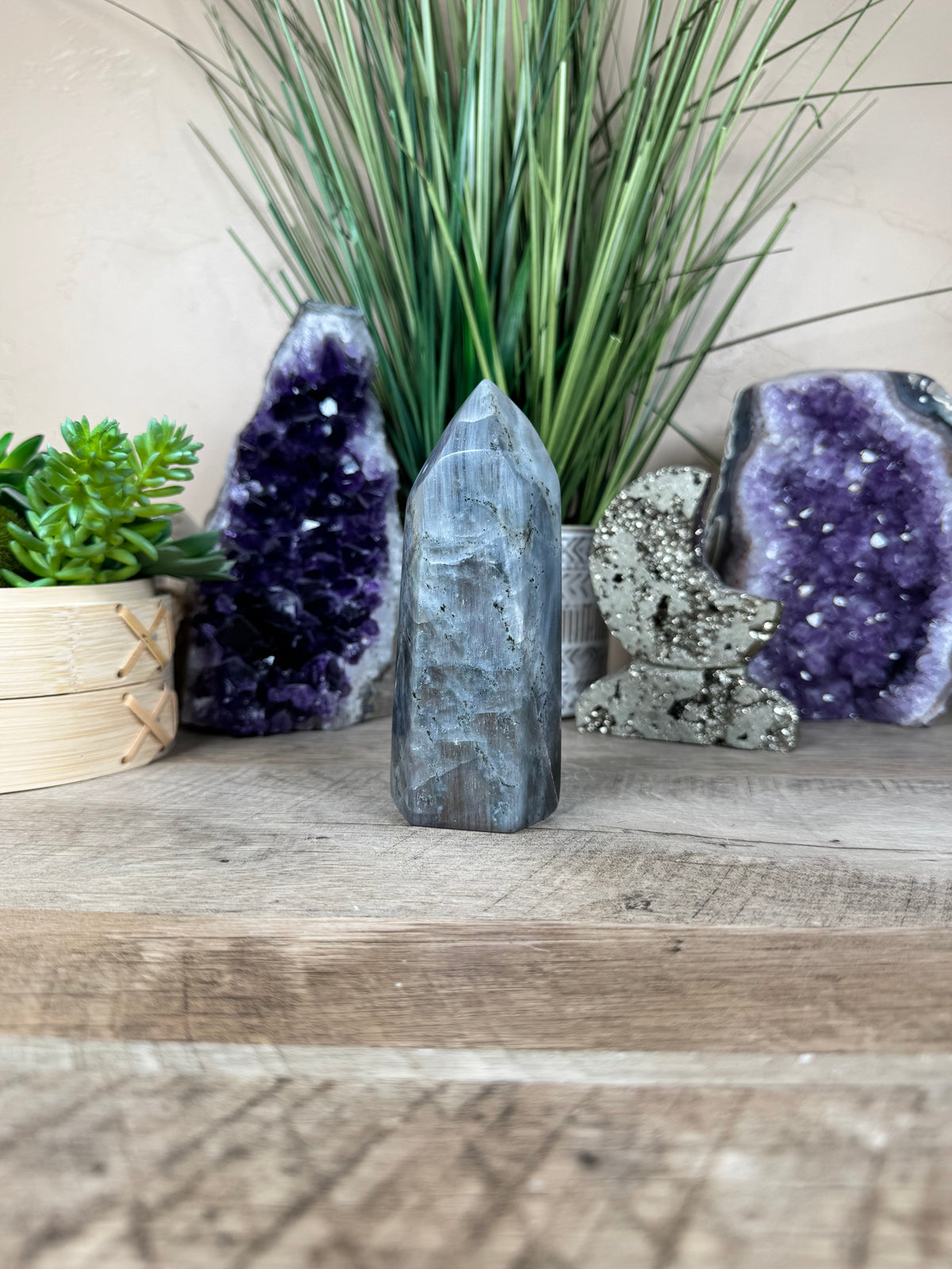 Sunset Labradorite Point 5in