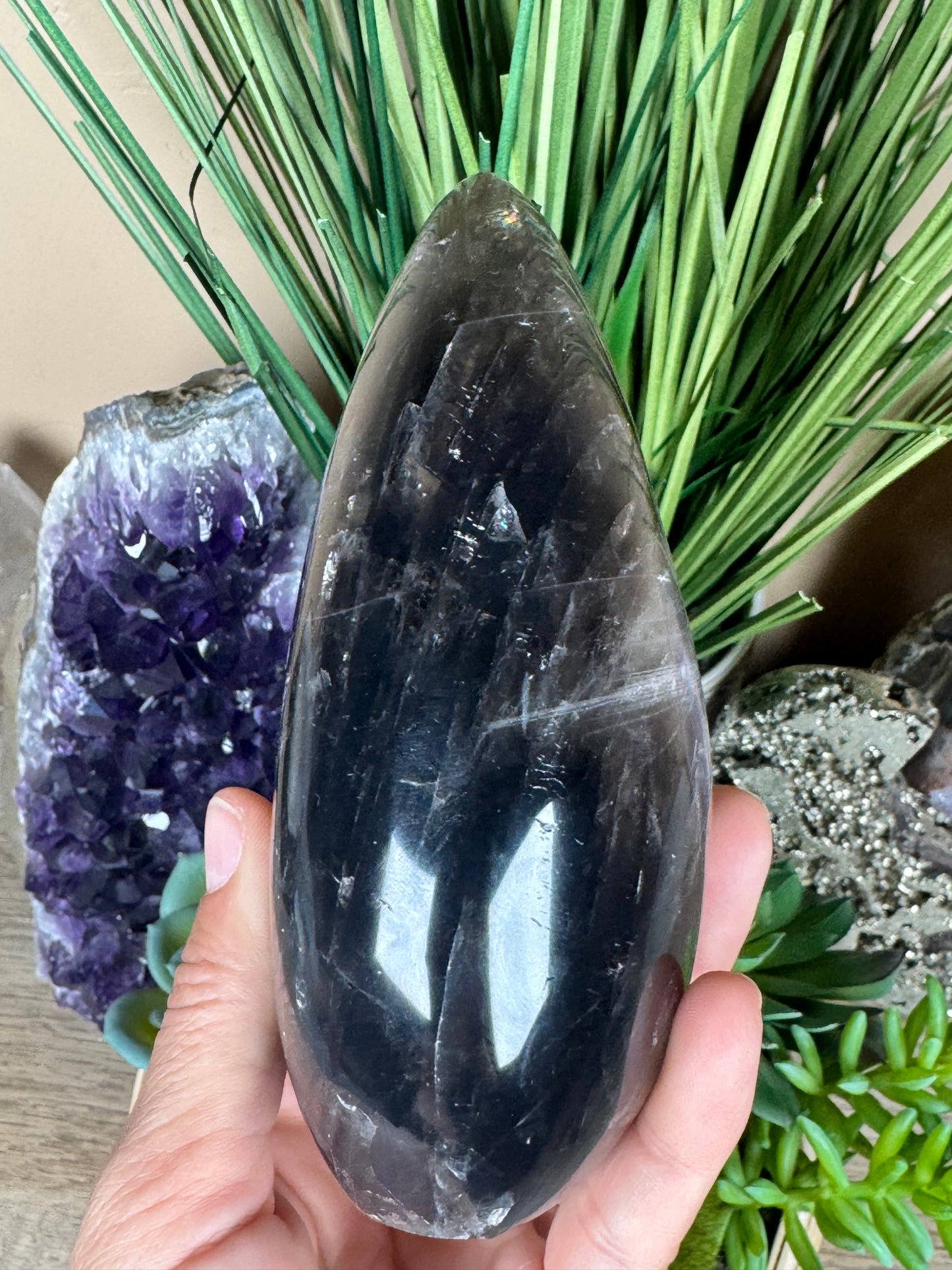 Smoky Quartz Freeform 128mm/5.04in