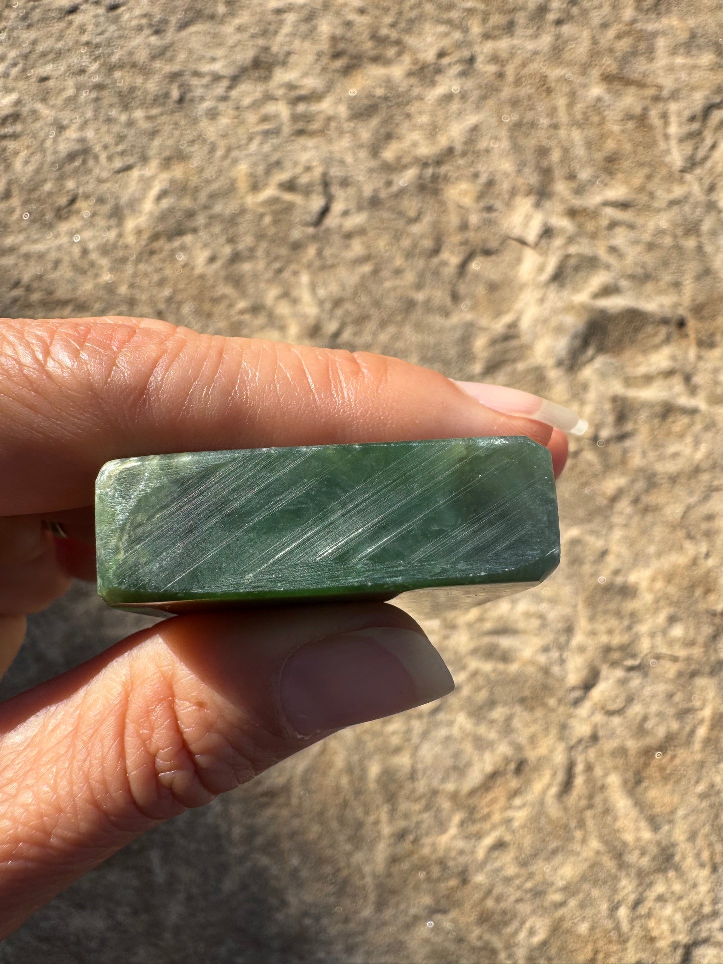Canadian Nephrite Jade Slab 118g