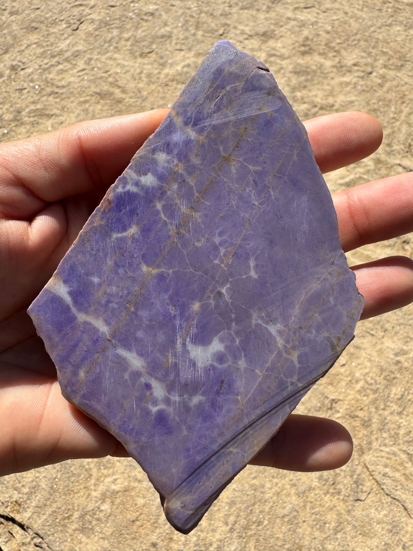 Turkish Purple Jade Slab 167g