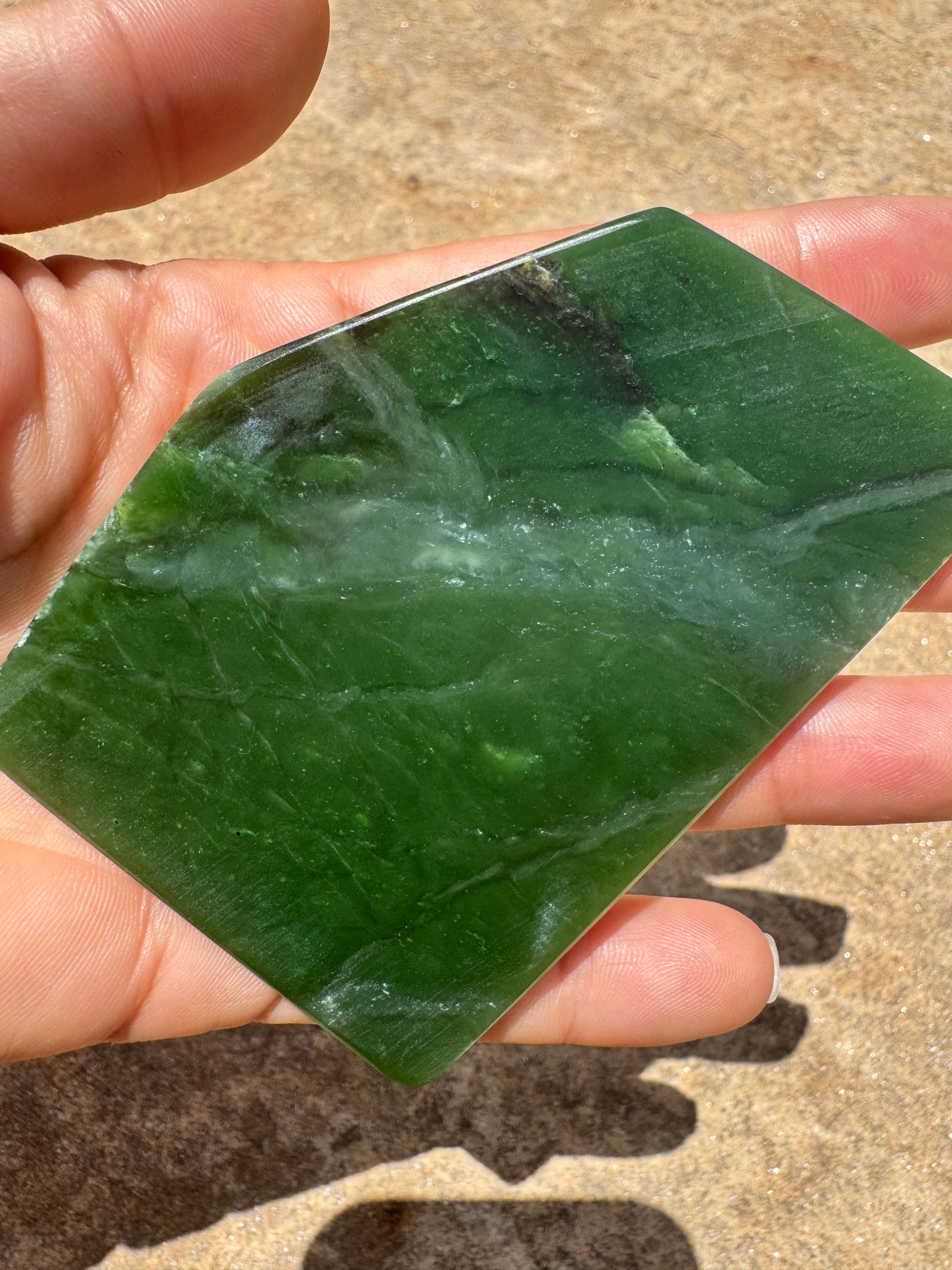 Canadian Nephrite Jade Slab 82g