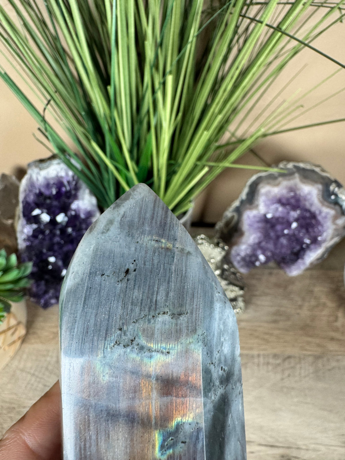 Sunset Labradorite Point 5in