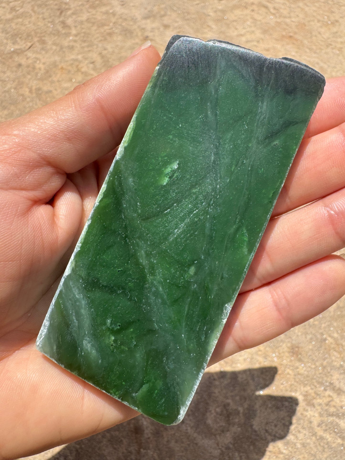 Canadian Nephrite Jade Slab 135g