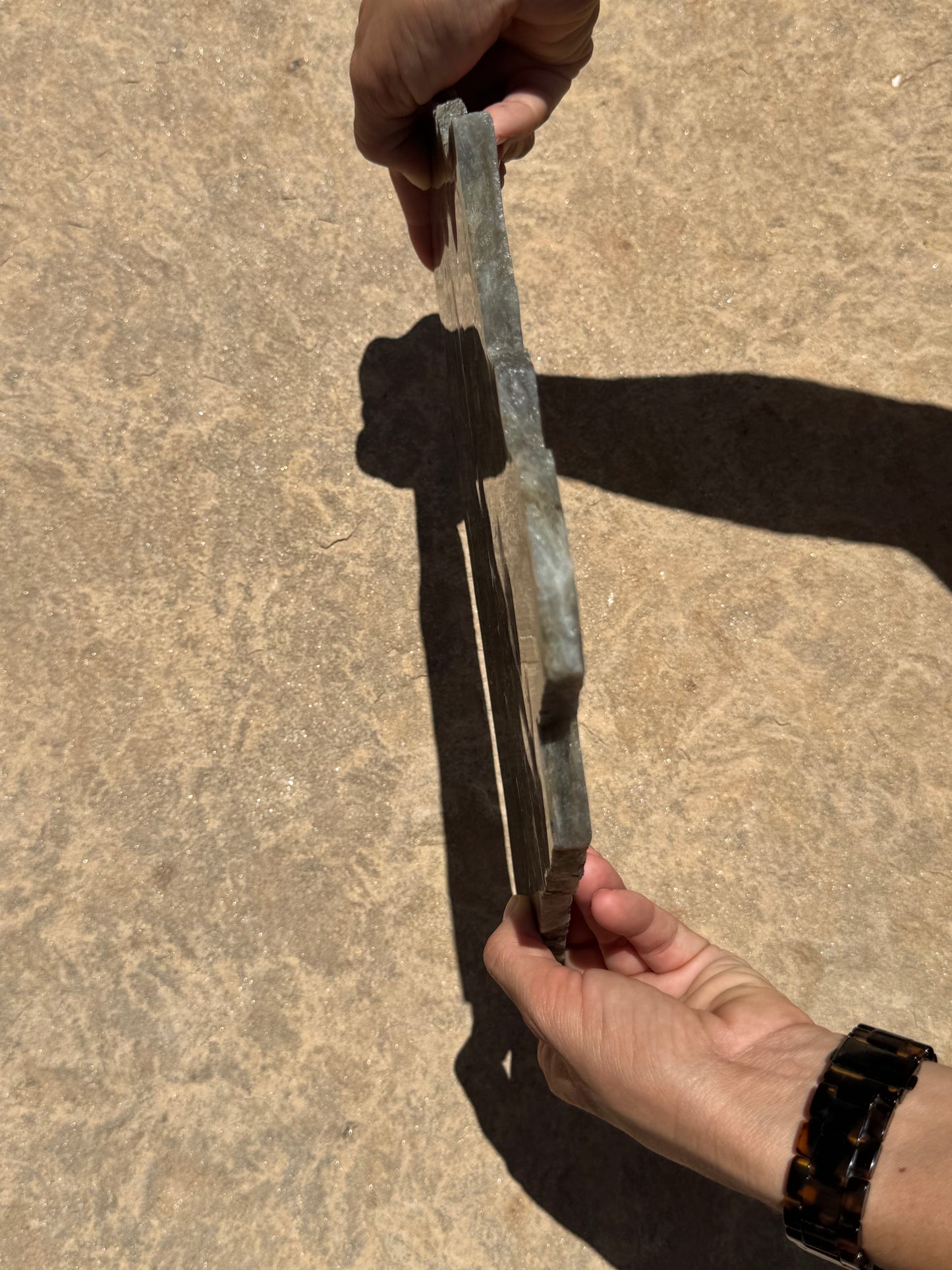 XL Golden Flash Labradorite Polished Slab 1154g