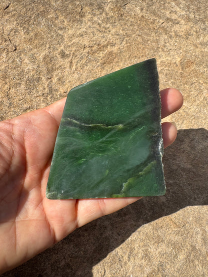 Canadian Nephrite Jade Slab 97g