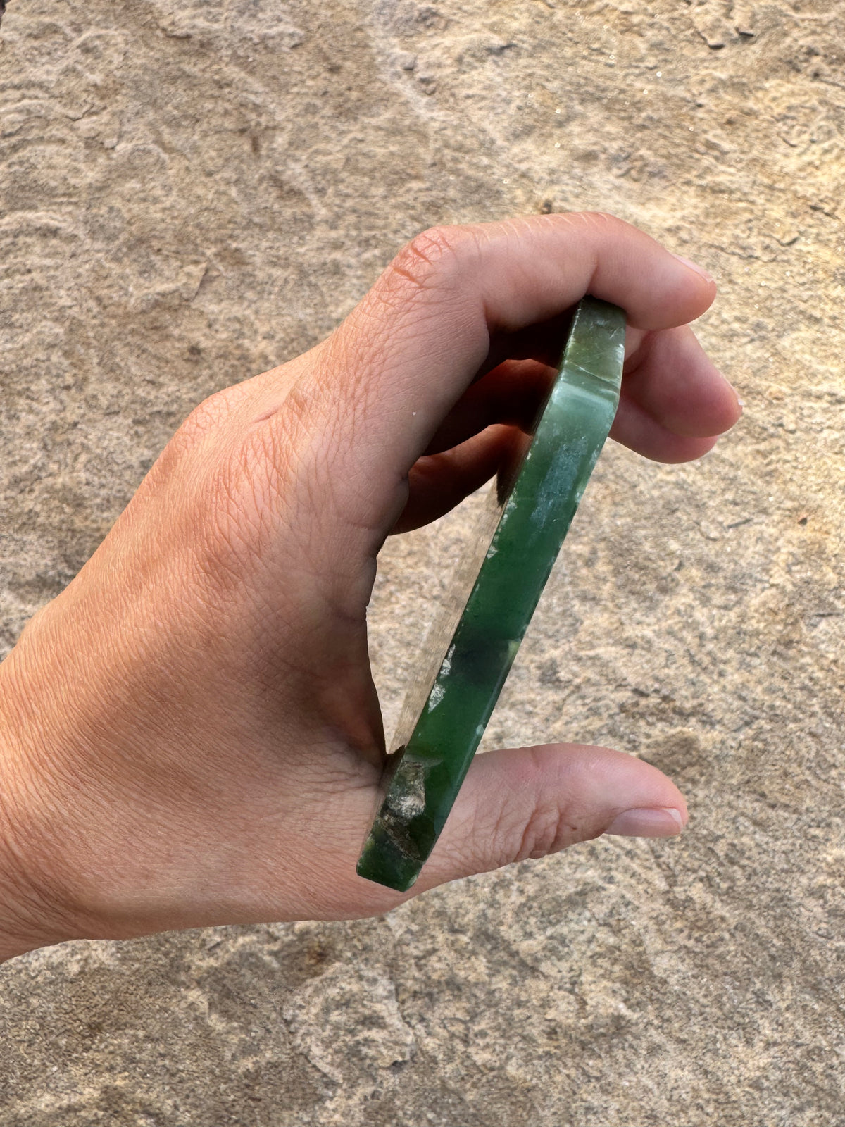 Canadian Nephrite Jade Slab 162g