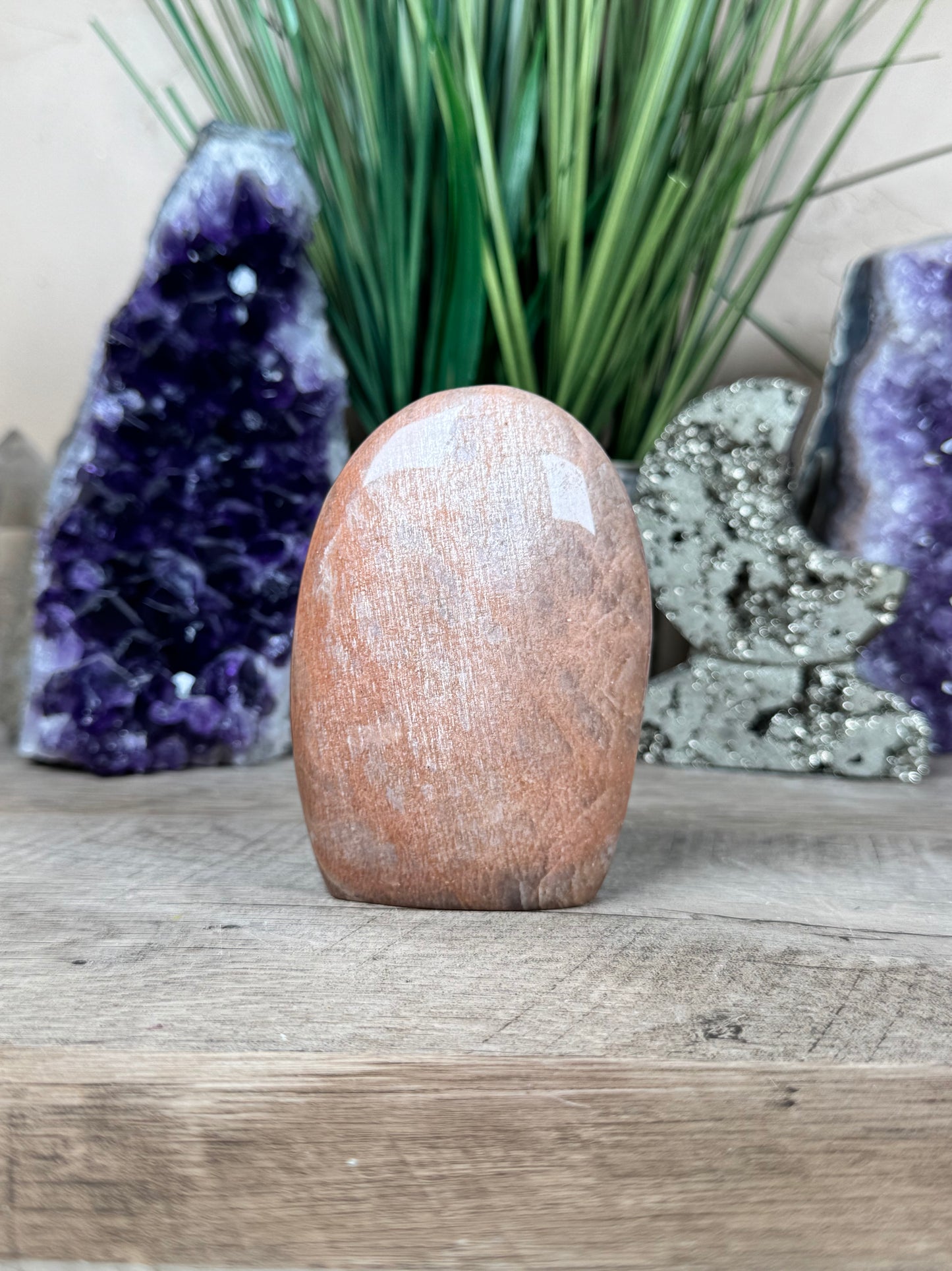 Peach Moonstone Freeform 3.8in