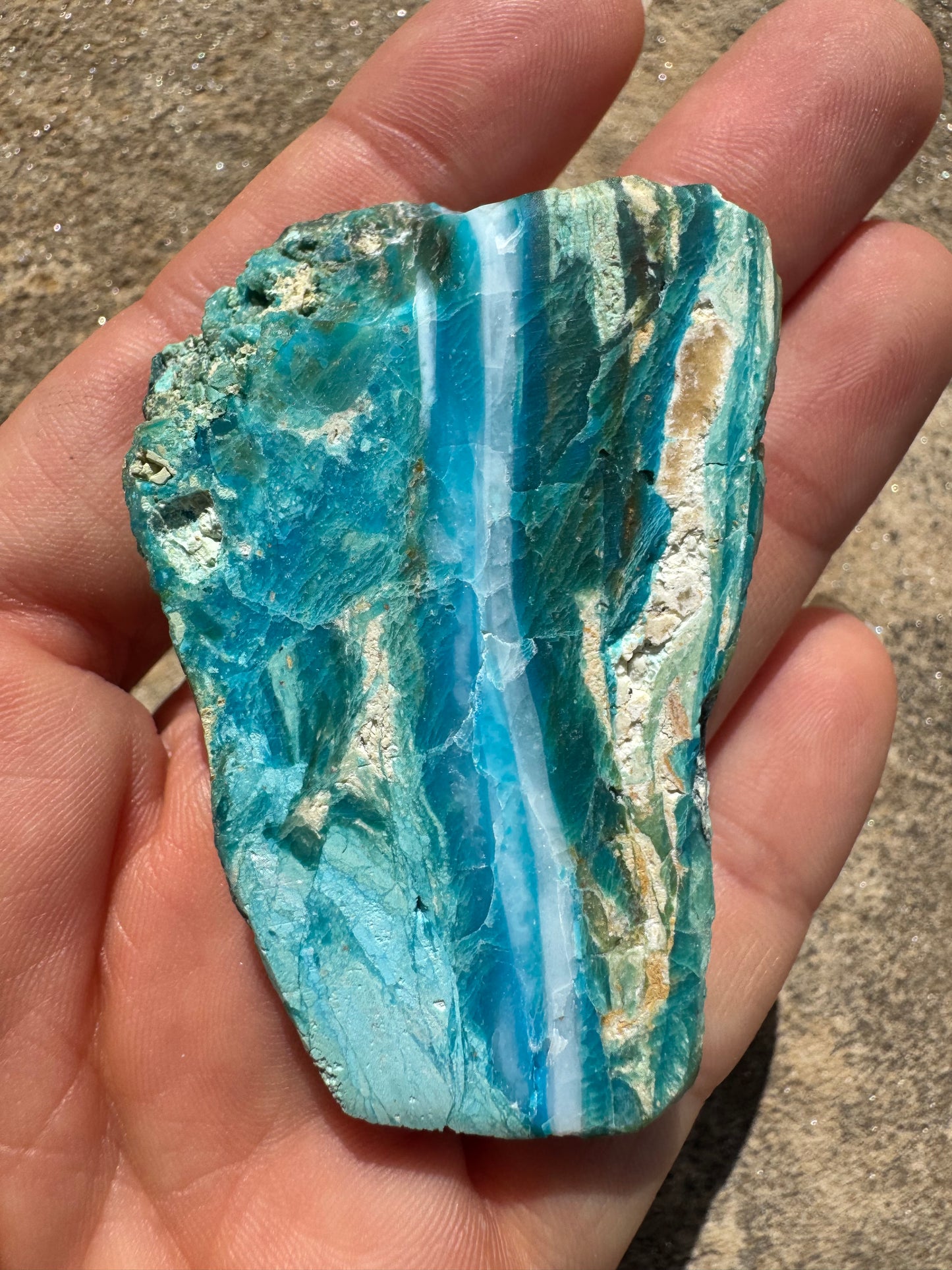 Peruvian Blue Opalina Slab 31g
