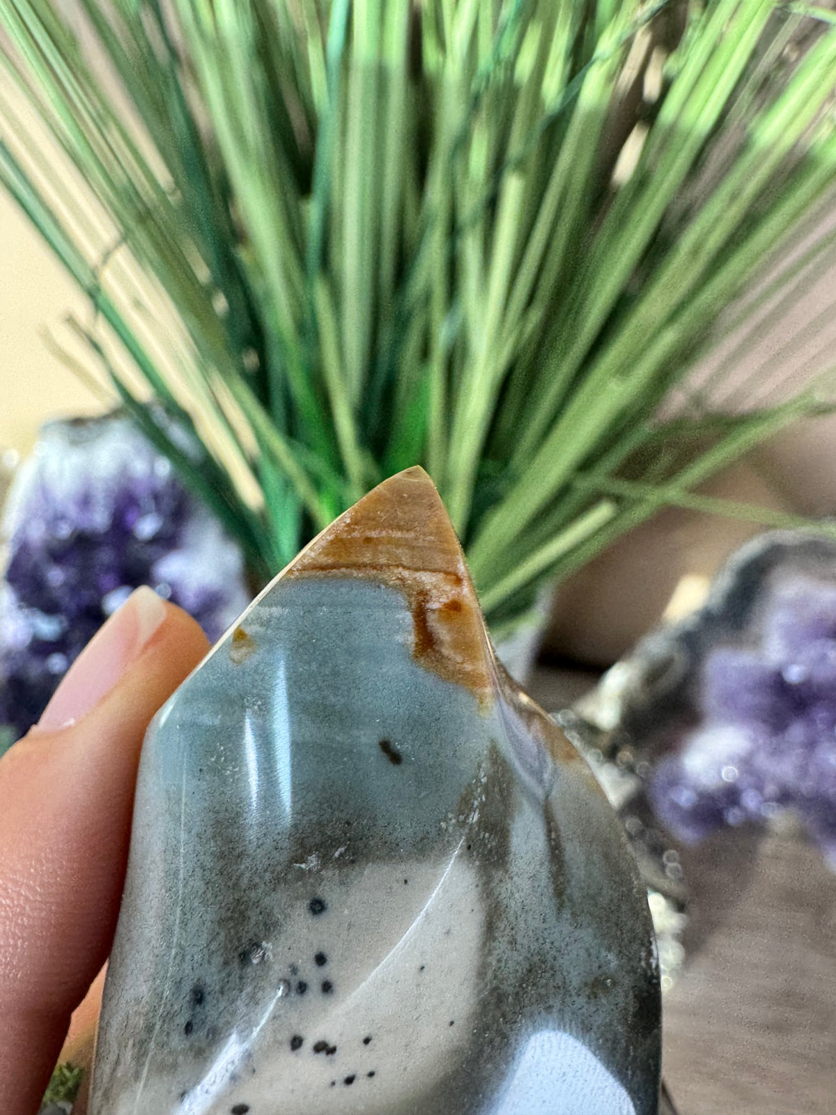 Polychrome Jasper Flame 4.2in