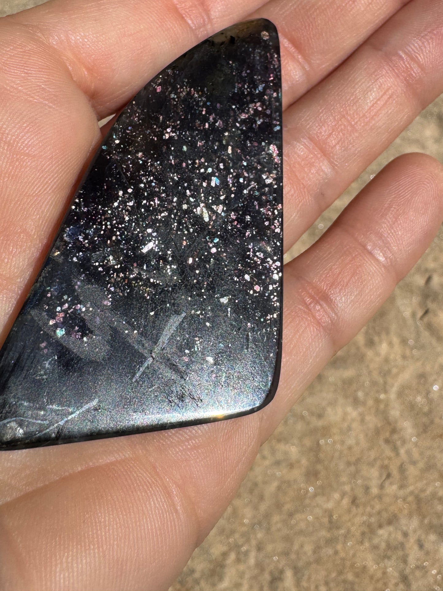 Bloodshot Iolite Sunstone Slab 20g