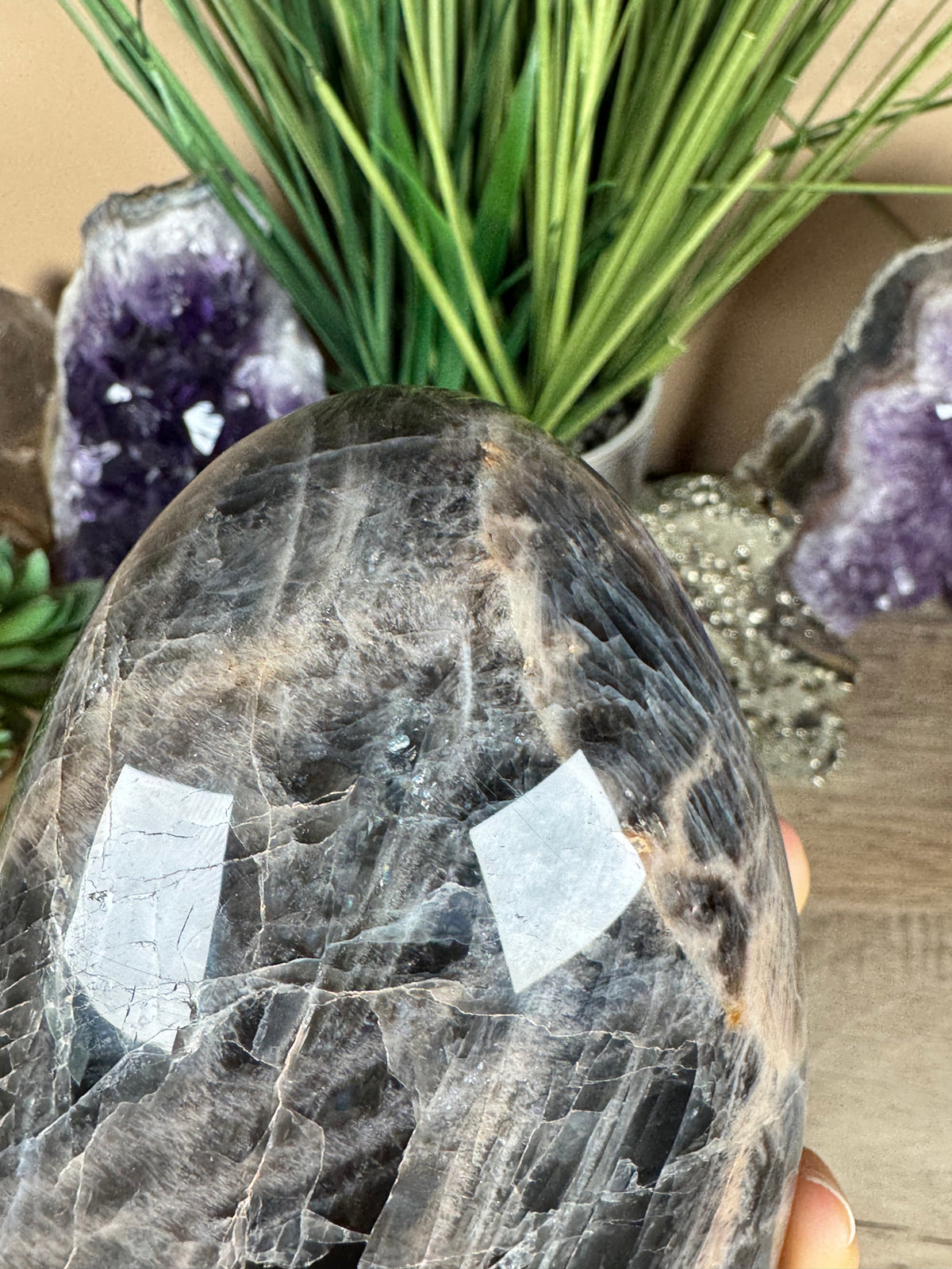 Black Moonstone Freeform 5.39in