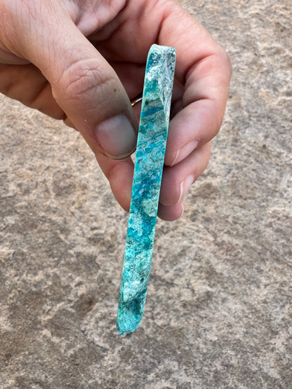 Blue River Chrysocolla Slab 57g