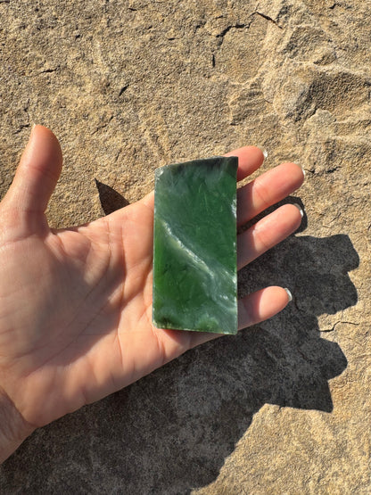 Canadian Nephrite Jade Slab 118g