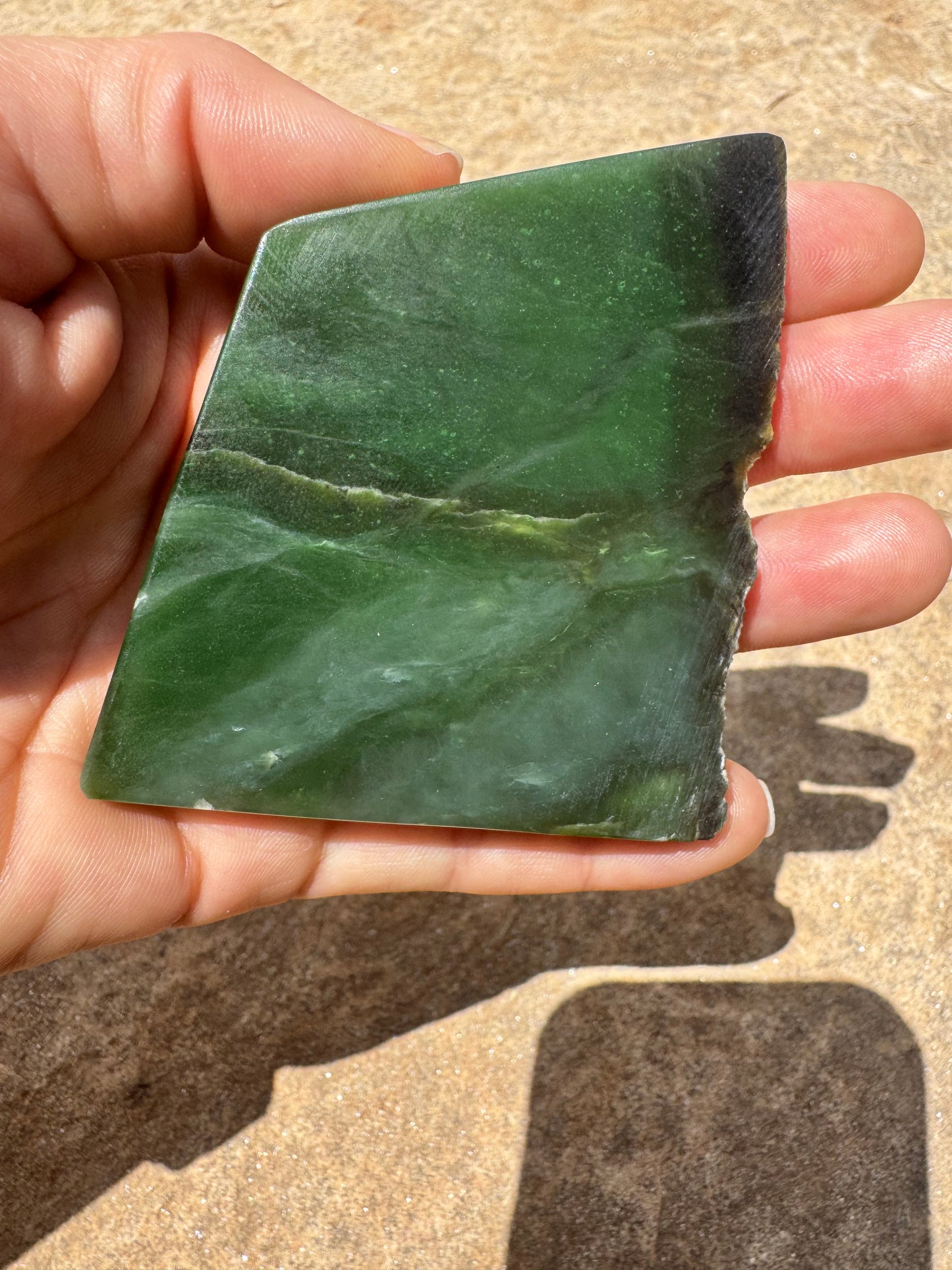 Canadian Nephrite Jade Slab 106g