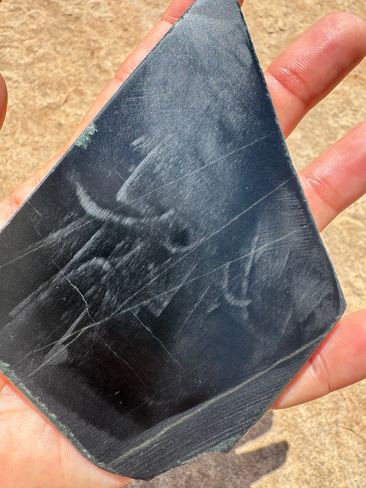 Australian Black Jade Slab 131g