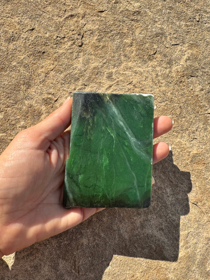 Canadian Nephrite Jade Slab 152g