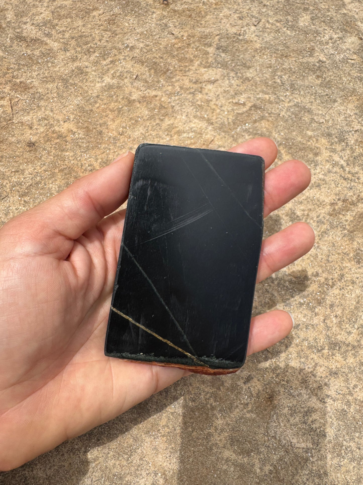 Australian Black Jade Slab 137g