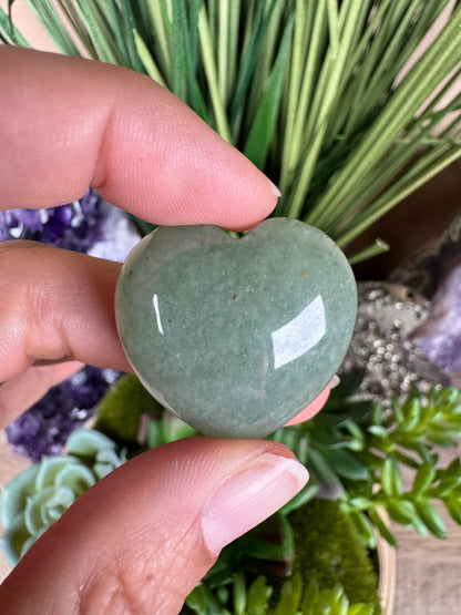 Green Aventurine Heart