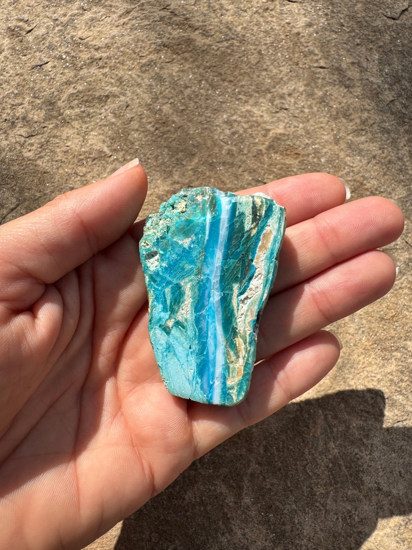 Peruvian Blue Opalina Slab 31g