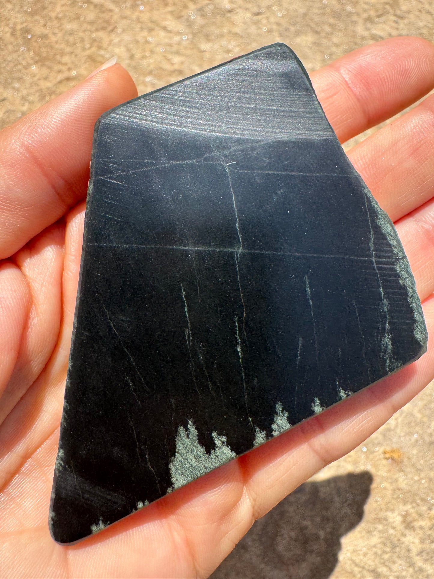 Australian Black Jade Slab 78g