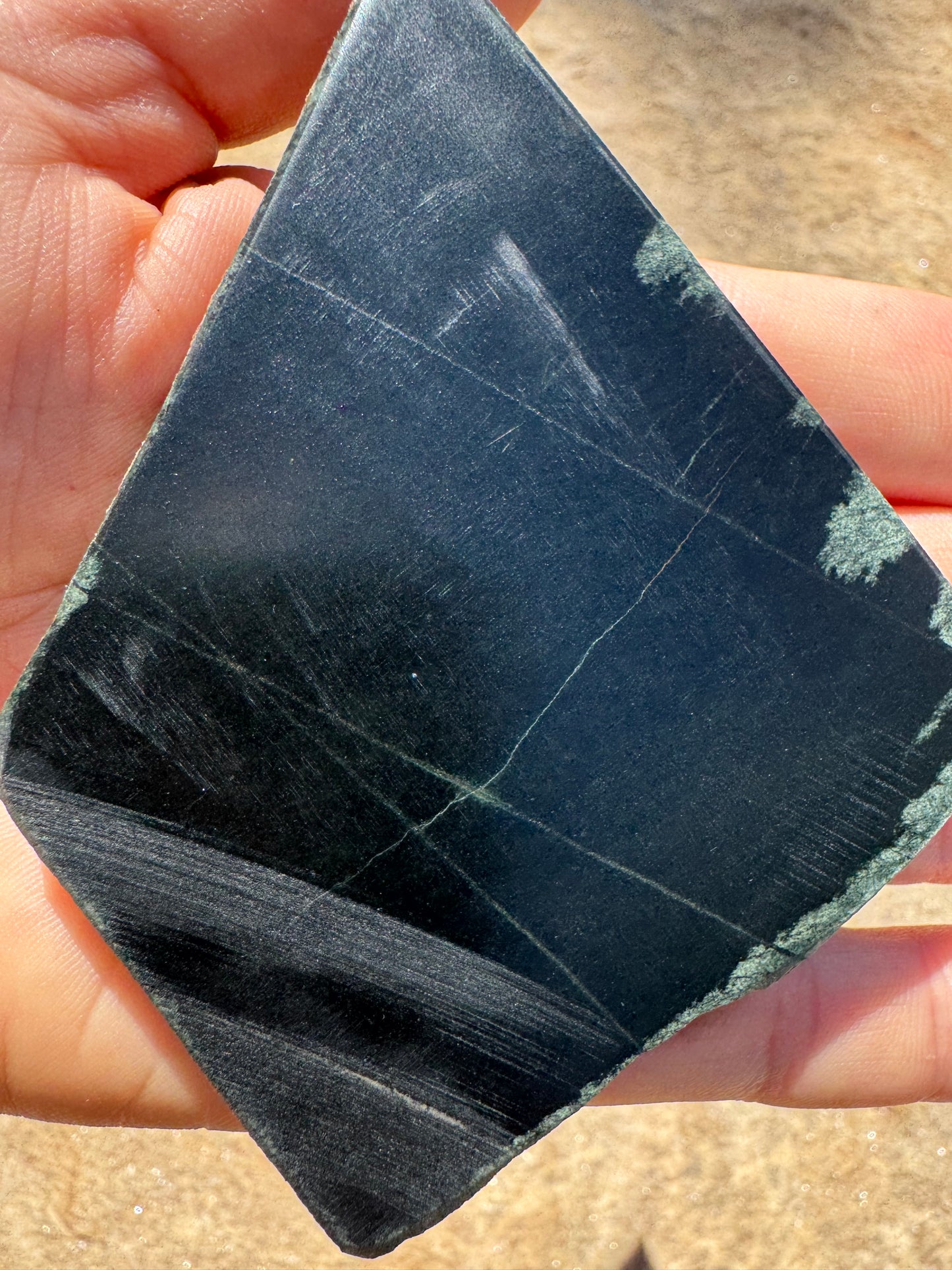 Australian Black Jade Slab 86g