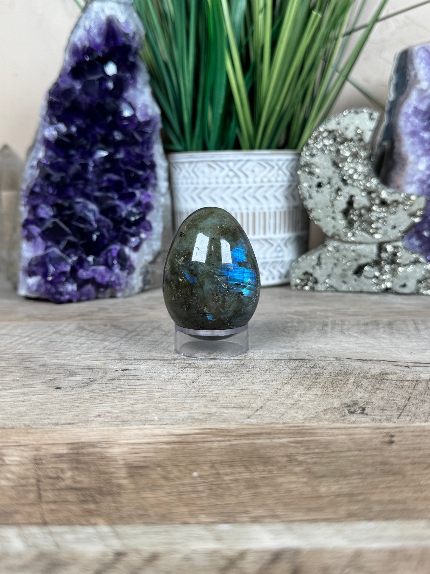 Labradorite Egg 2.2in
