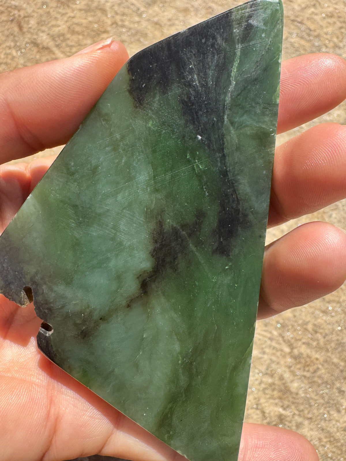 Canadian Nephrite Jade Slab 75g
