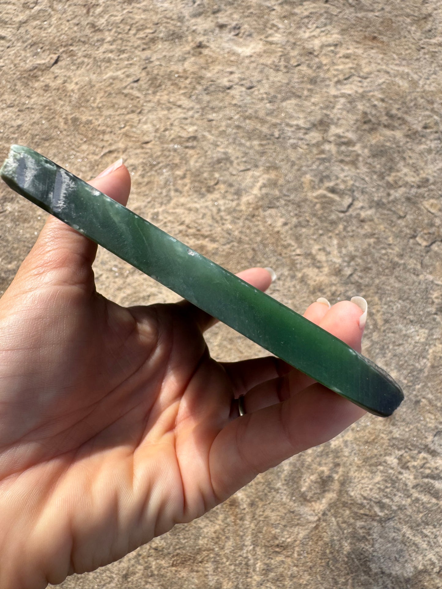 Canadian Nephrite Jade Slab 292g