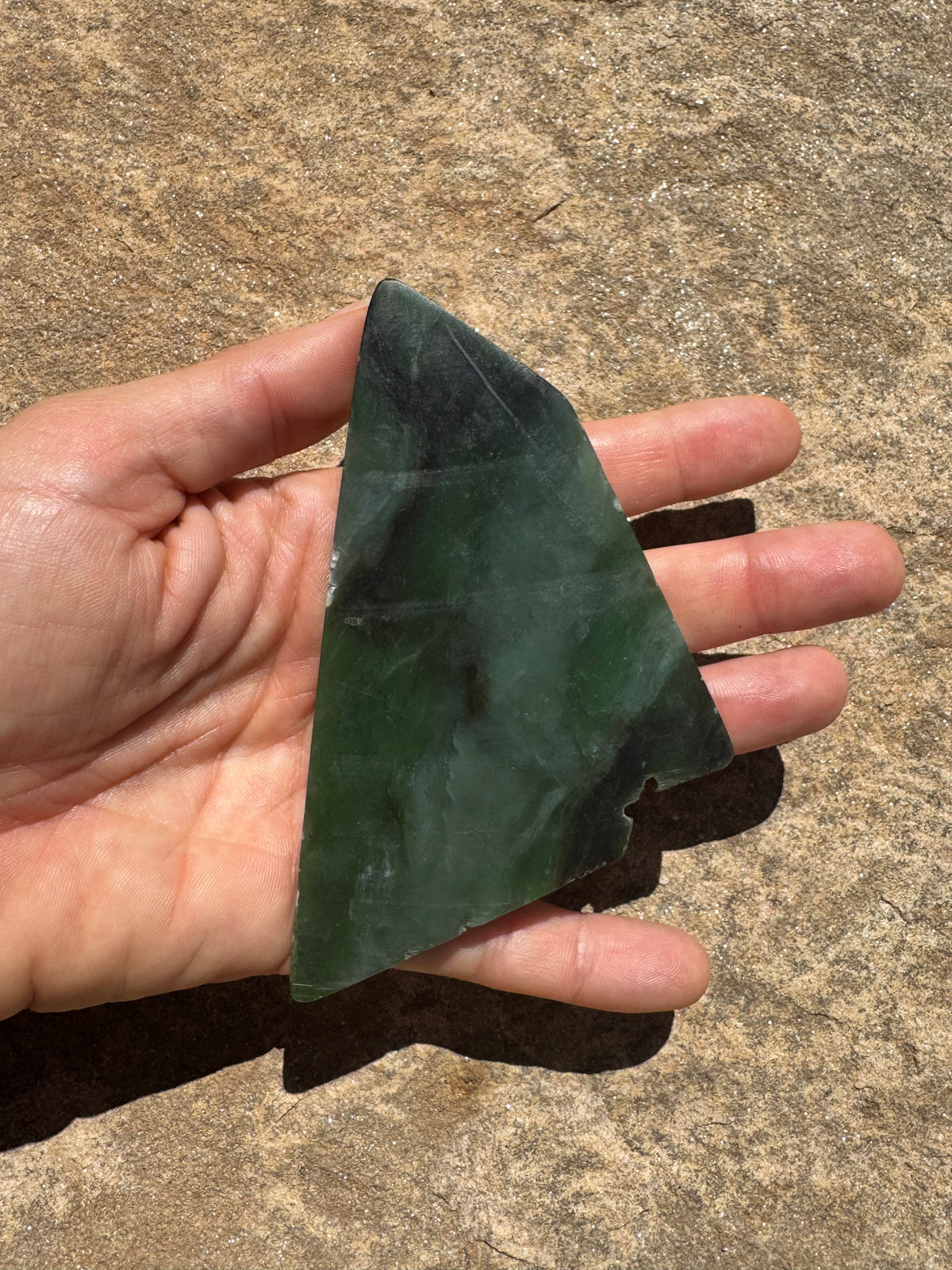 Canadian Nephrite Jade Slab 75g