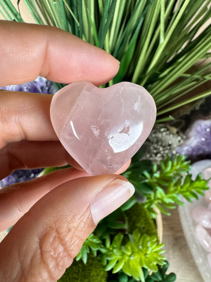 Rose Quartz Heart