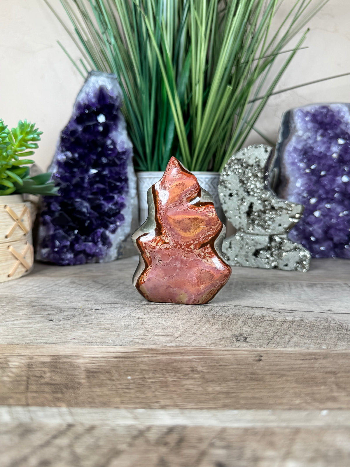 Polychrome Jasper Flame 3.64in