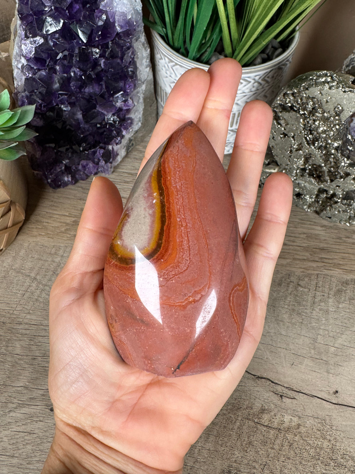 Polychrome Jasper Flame 3.81in