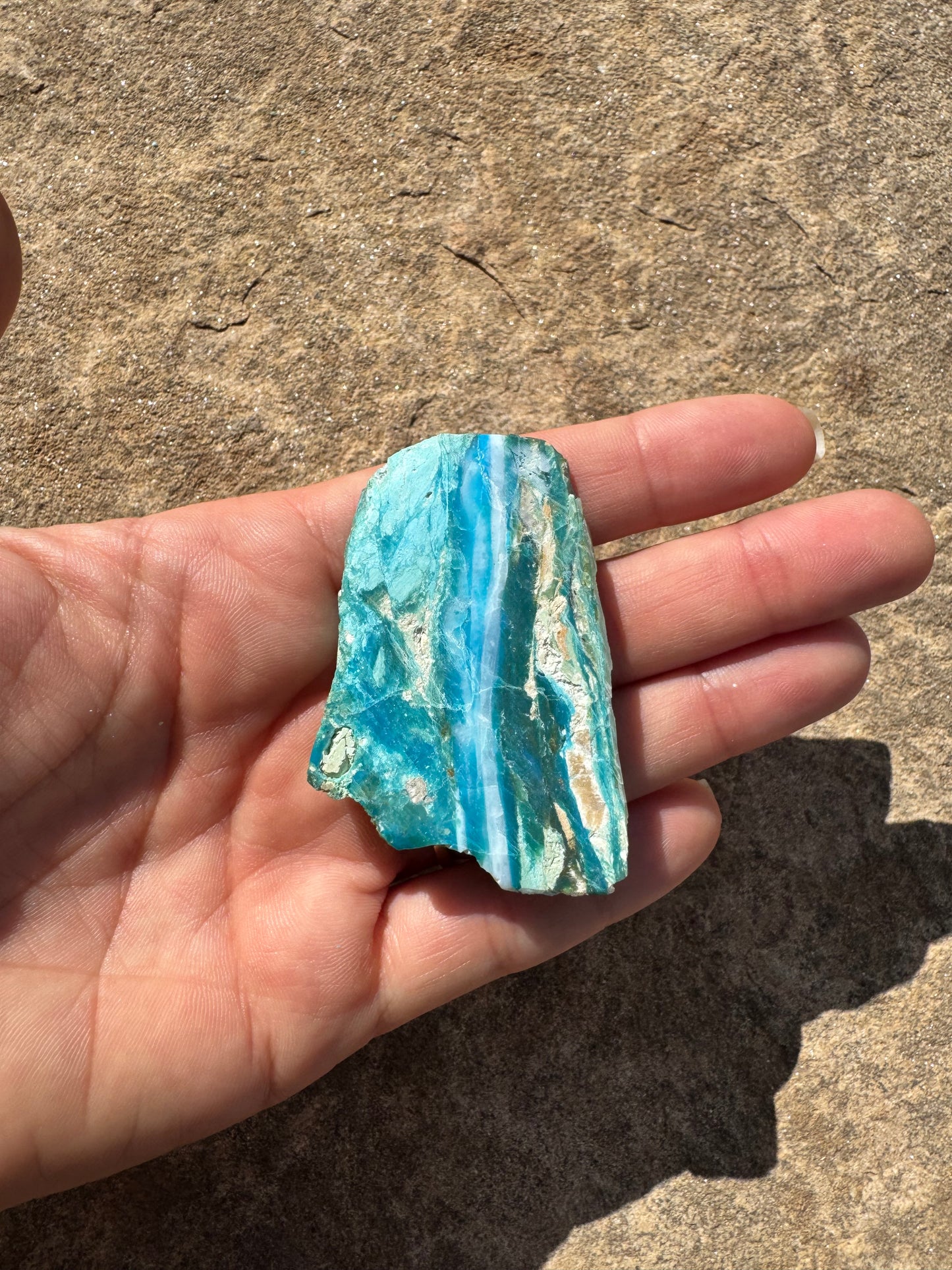 Peruvian Blue Opalina Slab 24g