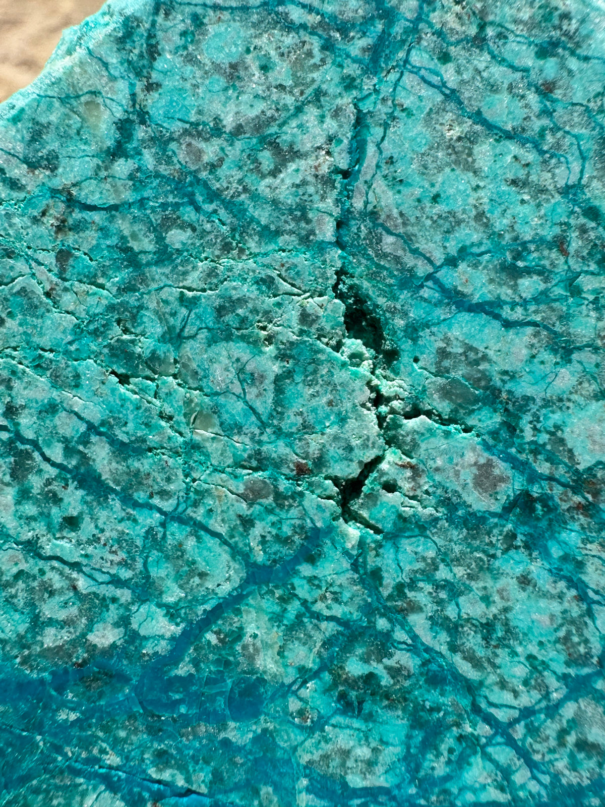 Blue River Chrysocolla Slab 138g
