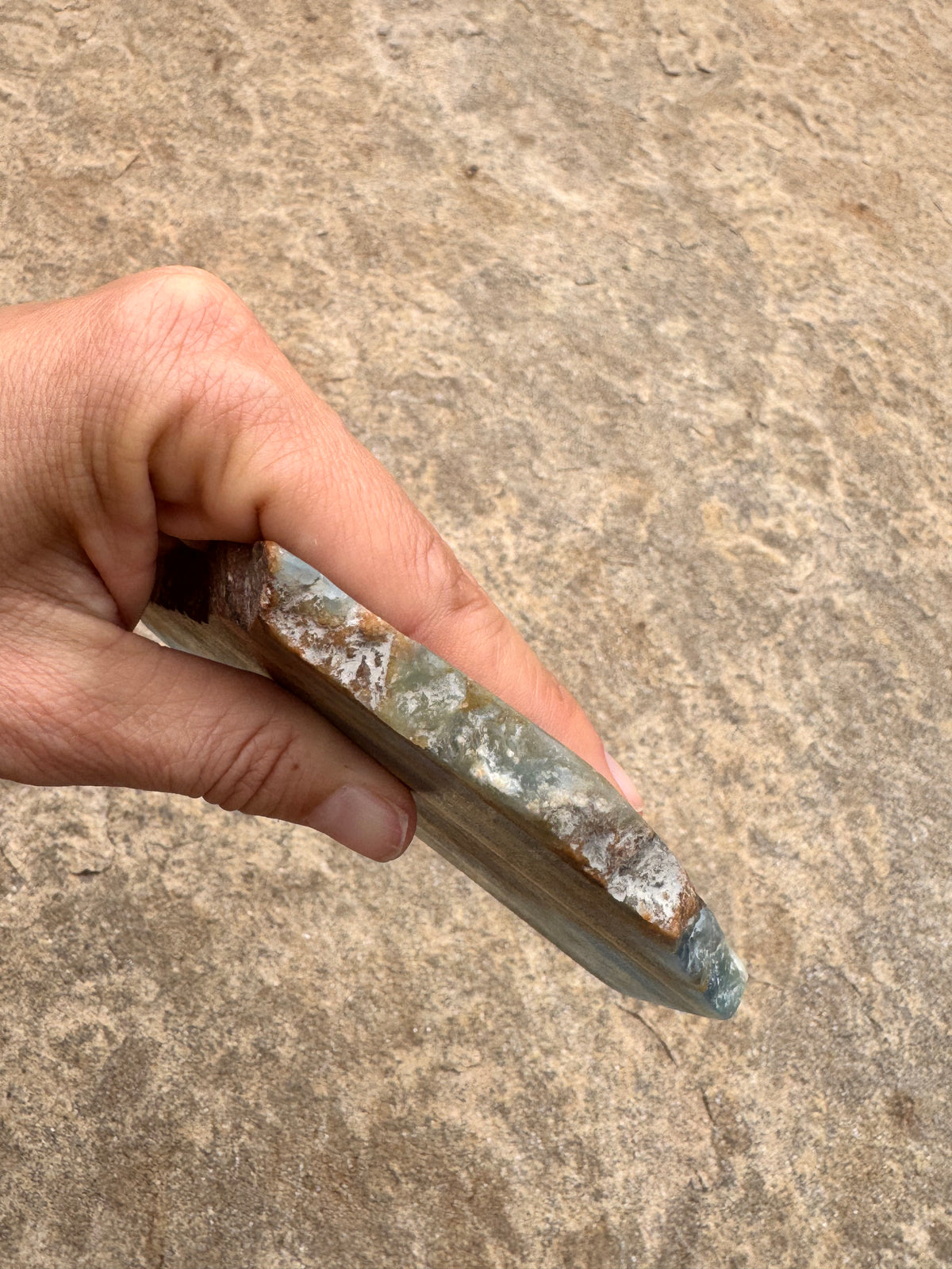 Blue Onyx Calcite Slab 224g