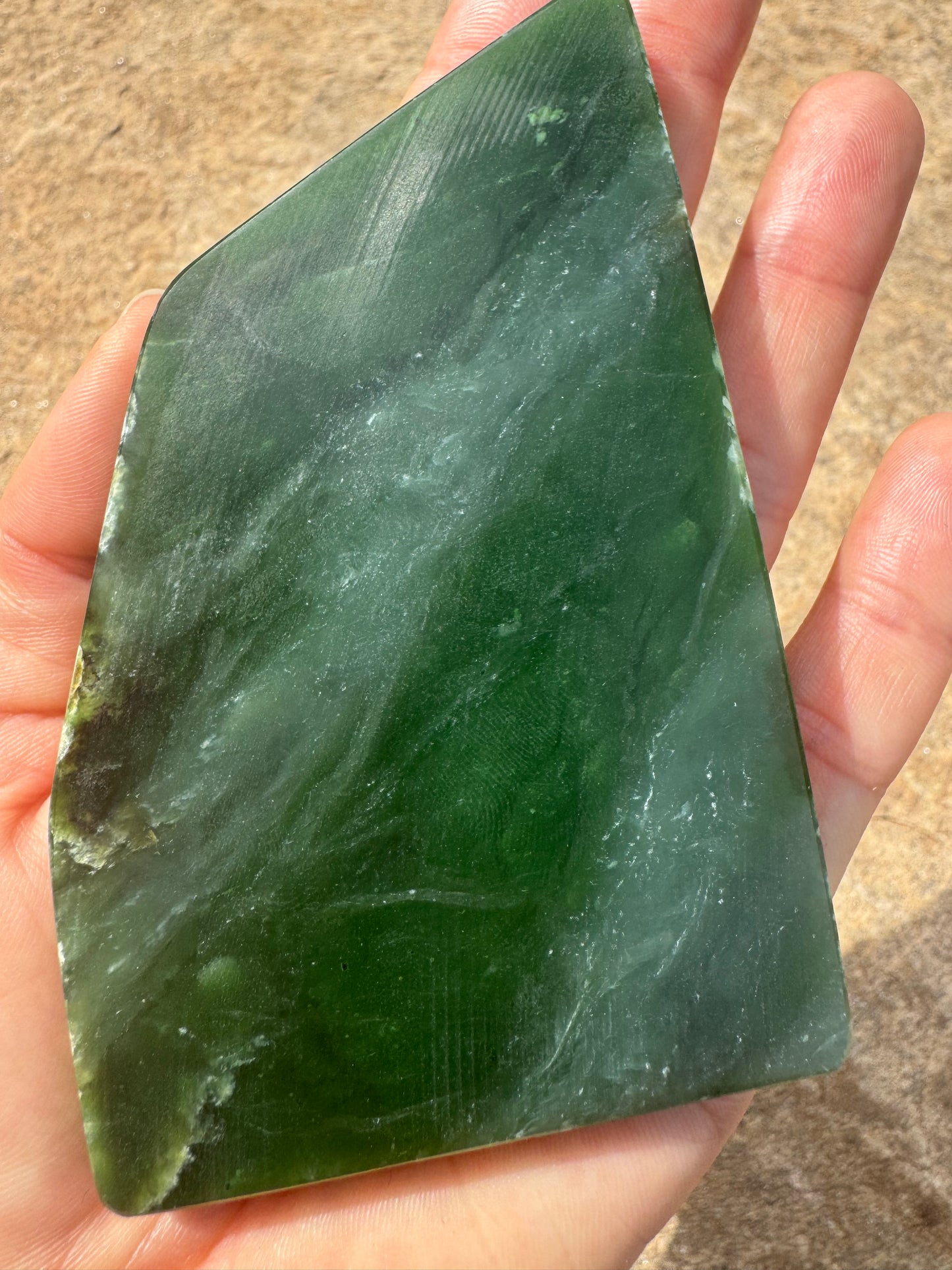 Canadian Nephrite Jade Slab 151g