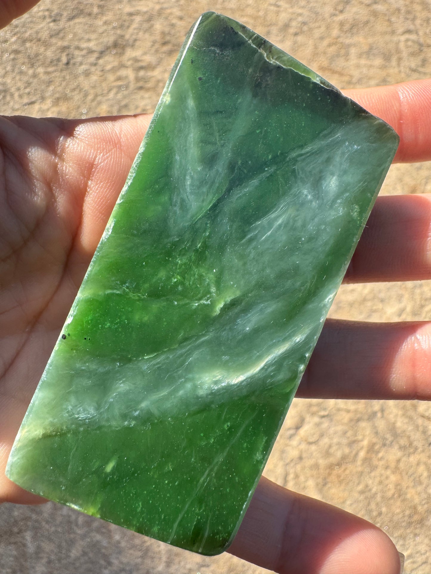 Canadian Nephrite Jade Slab 118g