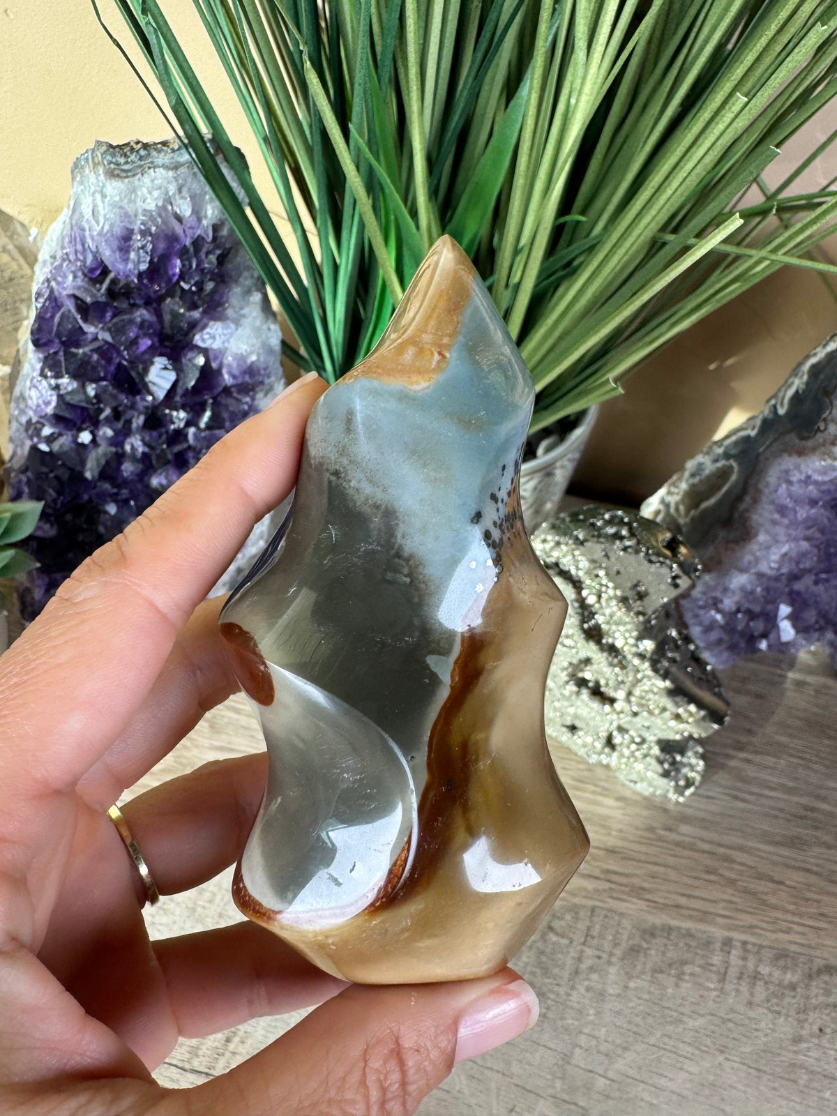 Polychrome Jasper Flame 4.2in