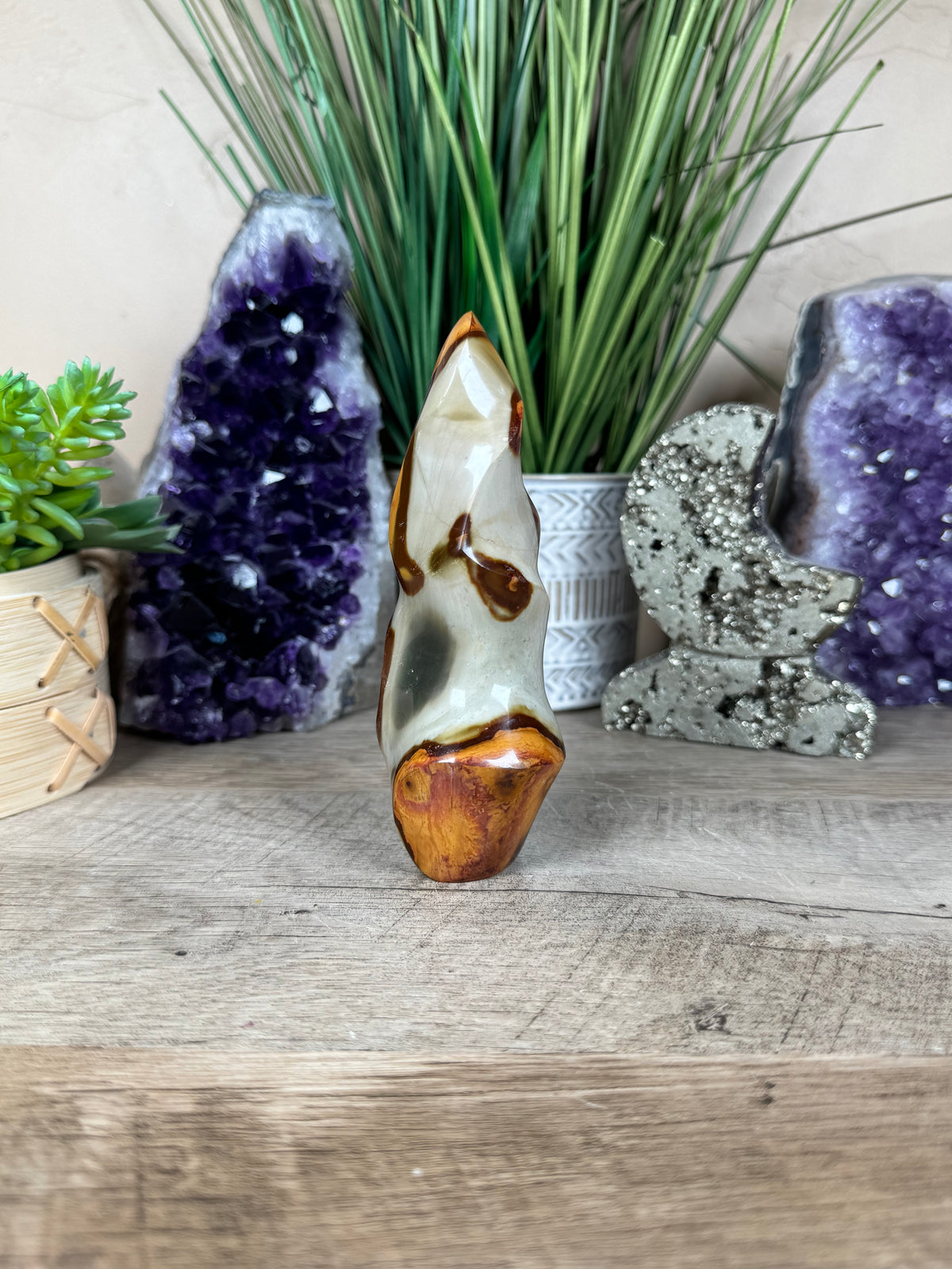 Polychrome Jasper Flame 5in