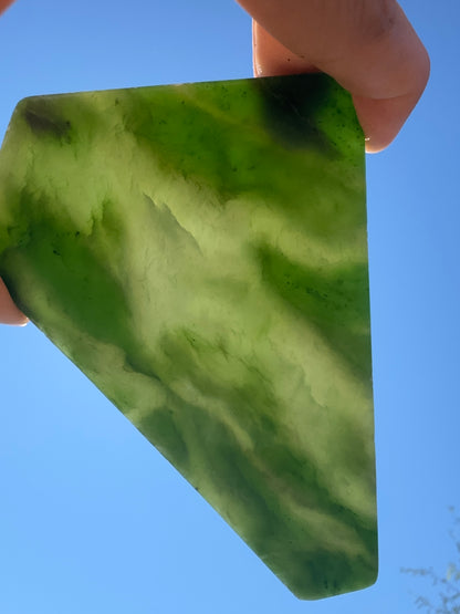 Canadian Nephrite Jade Slab 112g