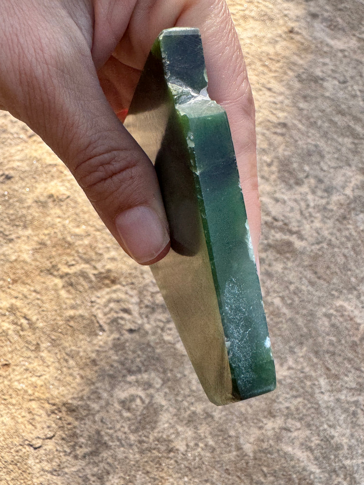 Canadian Nephrite Jade Slab 155g
