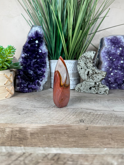 Polychrome Jasper Flame 3.81in