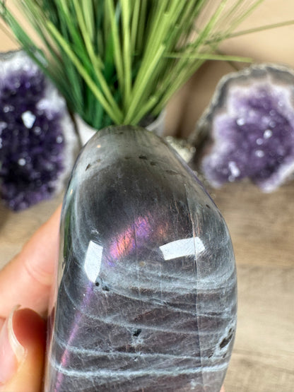 Polished Sunset Labradorite Freeform 381g